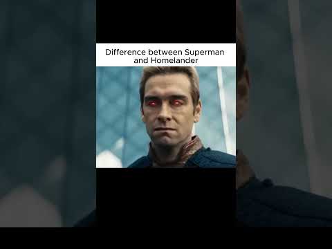 Difference between Superman and Homelander