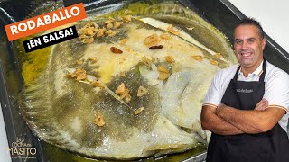Receta de rodaballo al horno con su ajada
