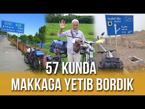 Fargʻonalik 66 yoshli otaxon velosipedda 57 kun yoʻl yurib, Makkaga yetib bordi