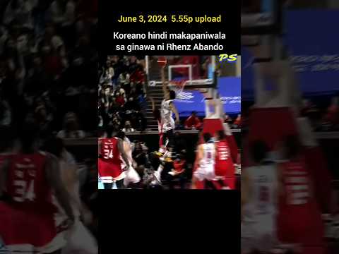 Rhenz Abando monster block, hindi sila makapaniwala sa ginawa ni Abando.