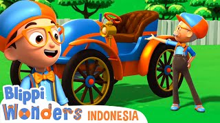 Mobil pertama 🚘 | Blippi Wonders Indonesia | Kartun Petualangan Anak