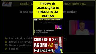SIMULADO do DETRAN 2025. Prova Corrigida. Legislação de Trânsito. #provateóricadetran2025