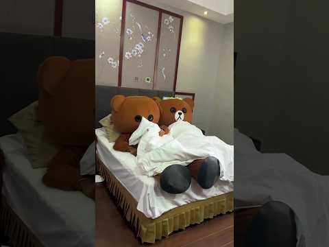 टेडीबियर होटल से भाग गया 😧 टेडीबियर में भूत 👻 #teddybear #shorts #viral