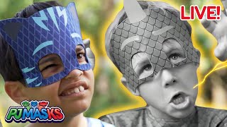 🔴 LIVE 24/7! PJ Masks in real life 🔴 | Pretend play superheroes | PJ Masks Official | #live