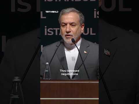 Iran: Washington blew up nuclear talks with Israeli strikes