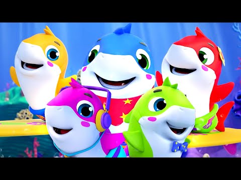 Five Little Sharks Song And Cartoon Videos by Kids Tv Baby Shark