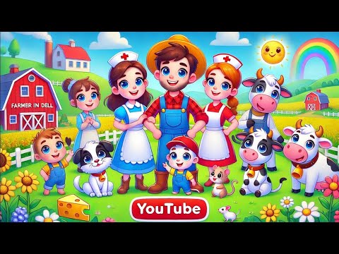 The farmer in the Dell | Nursery Rhymes for Kids | Educational Songs for Toddlers