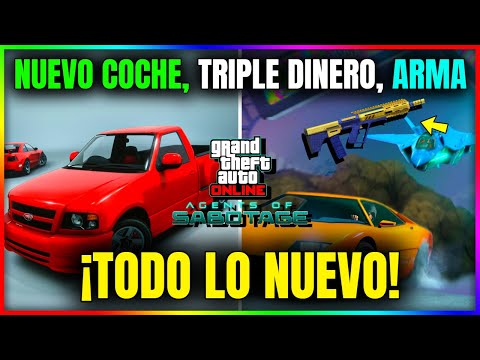 TODO LO NUEVO QUE LLEGA! NUEVA ACTUALIZACION SEMANAL GTA5 ONLINE! COCHE, ARMA, CAMBIOS, DINERO X3...