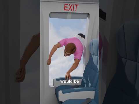 What Happens If You Pull the Emergency Door Mid-Flight? #shorts #planecrash