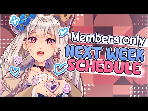 LET'S MAKE NEXT WEEK SCHEDULE TOGETHER【NIJISANJI EN | Reimu Endou】