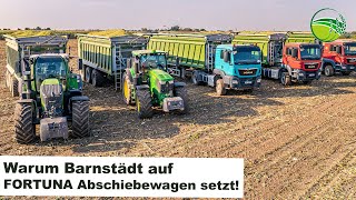 5x Fortuna-Abschiebewagen für das Agrarunternehmen Barnstädt | Maishäckseln & Getreideernte