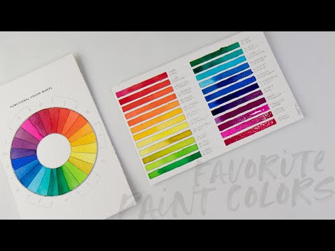 About Me: Favorite Watercolor Paint Colors