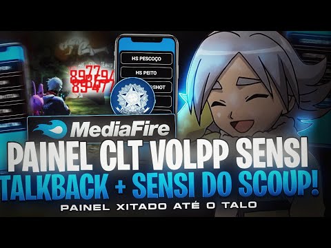 🎯 PAINEL CLT + TALKBACK + SENSI DO SCOUP 😈 100% HS ANDROID ATUALIZADO!