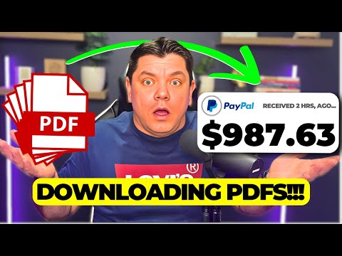 How I Made $987 Downloading FREE PDFs (Step-by-Step) Make Money Online