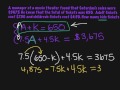 Solving Systems of Equations