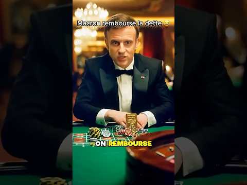 MACRON JOUE AVEC LE BUDGET DE LA FRANCE 😂💸 #macron #argent #dette #france #humour #president #budget