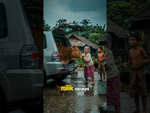 Pajero Sport Jadi Kandang Sapi?? Nenek Ini Bikin Heboh #viralvideo #fyp