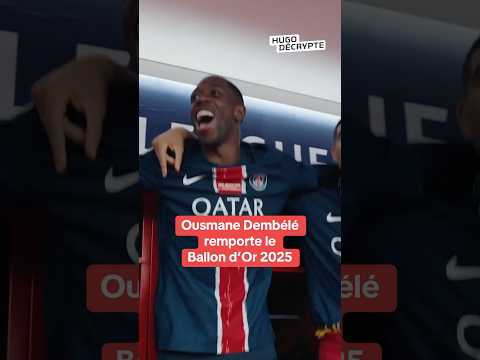 Ousmane Dembélé remporte le Ballon d’Or 2025 !