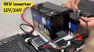 12V vs 24V Batteries how to Install for Solar Energy Storage system