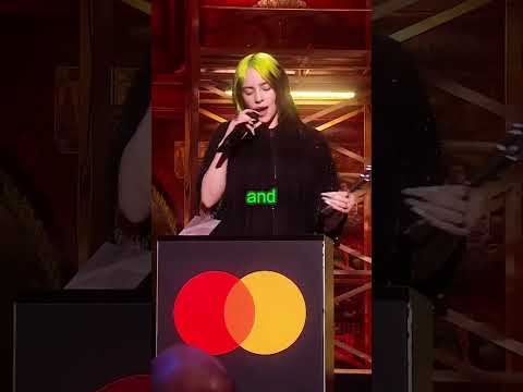 Billie Eilish RUINED HER SPEECH... 😭