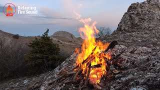 A quiet fire in the heart of the hills... / comfort for the soul