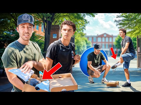 Taking Strangers Shoes, Then Giving Them New Shoes!