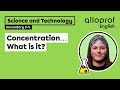 Concentration and Solutions Concepts