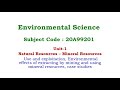 Environmental Impact of Mining