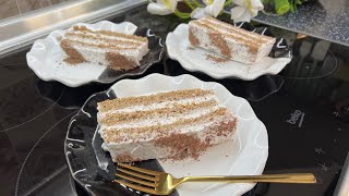 Të gjithë recetën do ju a kërkojnë 🥰 Torte për mysafir me 3 vezë dhe 7 lug Arra