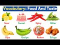 Describing Food and Taste in English