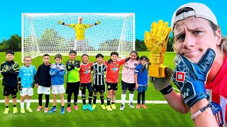 EL MEJOR ARQUERO GANA EL RETO! FUTBOL CON VECINOS