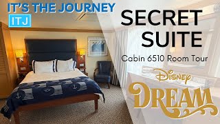 Disney Dream "Secret Suite" - Cabin 6510 - Category 8A Double Porthole Room Tour