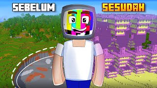 Gw Membuat Pulau The END Sungguhan di Minecraft Hardcore