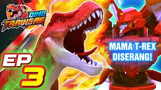 🦖Dino Trainers Evolusi Vol.3 | EPISOD 3: Selamatkan Mama T-Rex! | Dino Trainers Bahasa Melayu