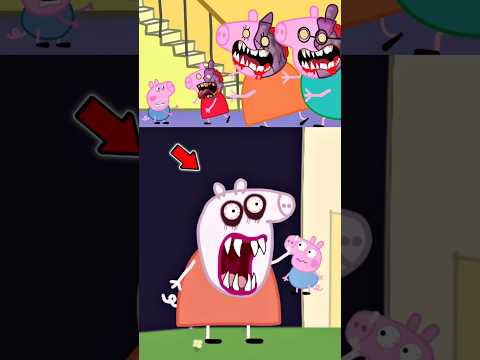 La Animación de Peppa Pig Dónde la Mamá Cerdita es un Zombie 😨