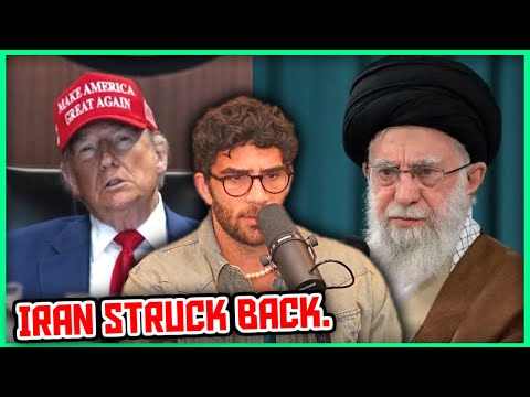 Iran Retaliates With Missiles At US Military Base | Hasanabi Reacts