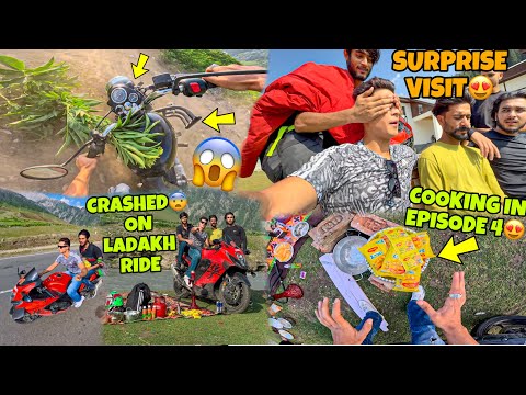 ( Episode - 4 ) Crashed Superbike😭 on Ladakh Ride Surprise Visit WOW😍|  Preparation for Ladakh Ride
