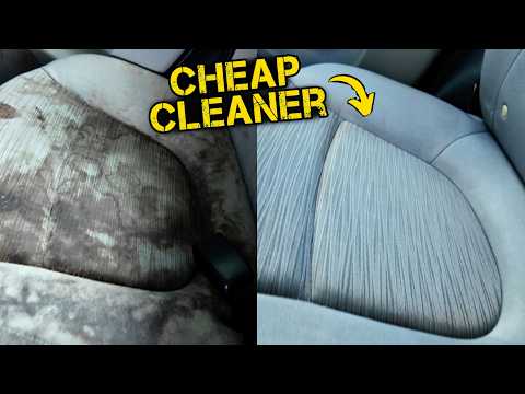 Make Filthy Car Seats Like New / Extreme Cleaning