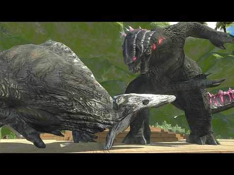 Godzilla VS. Skull island & Hollow Earth! - Animal Revolt Battle Simulator