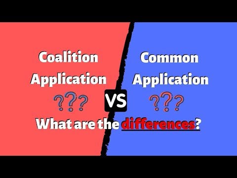 Coalition Application vs Common Application. Is there...