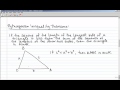 Pythagorean Theorem Concepts and Applications