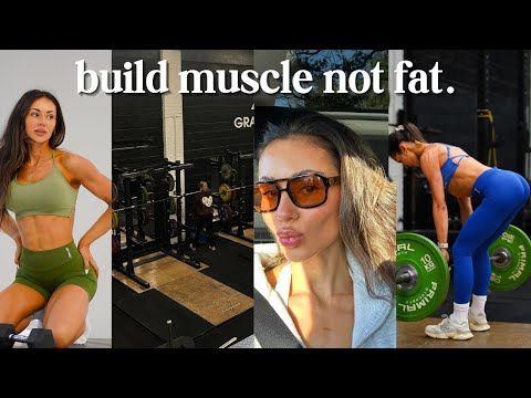 how I'm training to lose fat & build lean muscle