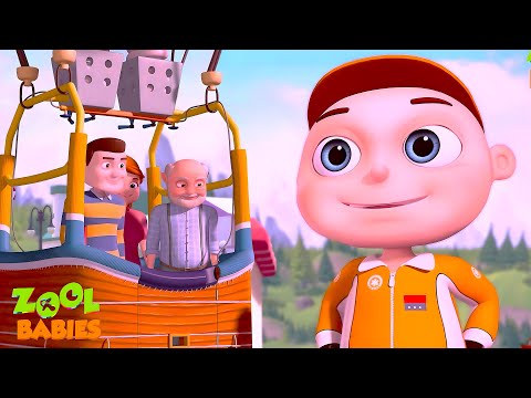 Air Balloon Rescue And More | Zool Babies Hindi Series | बच्चों के कहानियाँ | Kids Cartoon Animation