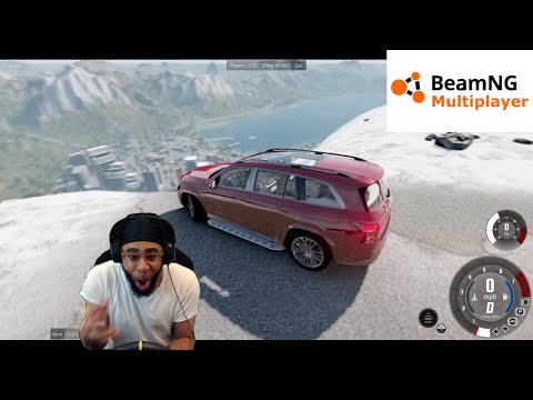 This BeamNG.Drive map is BEAUTIFUL!!! - Lake Farsoe with Traffic