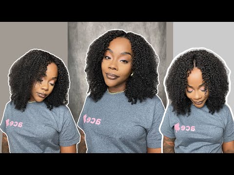 🔥2025 Must Have |The Most Natural Look V-Part Afro Curly |Beginner friendly | Pre-Everything！