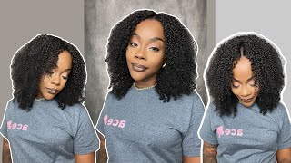 🔥2025 Must Have |The Most Natural Look V-Part Afro Curly |Beginner friendly | Pre-Everything！
