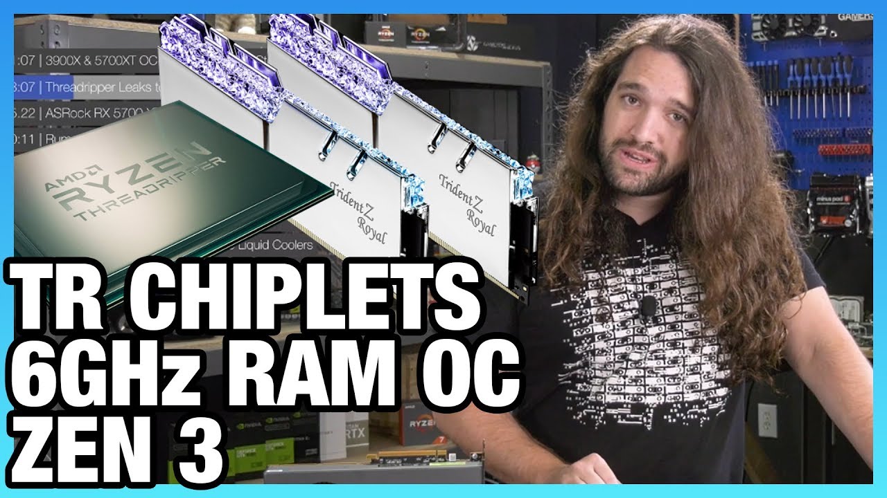 HW News - Zen 3 & RDNA 2 Roadmap, Threadripper 3 Core Counts, 6000MHz RAM