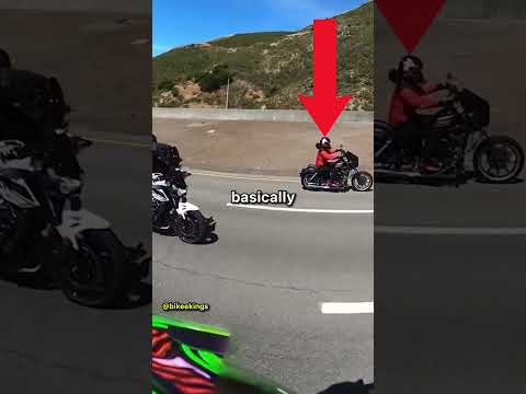 Cop Yells At Biker For Not Moving Over