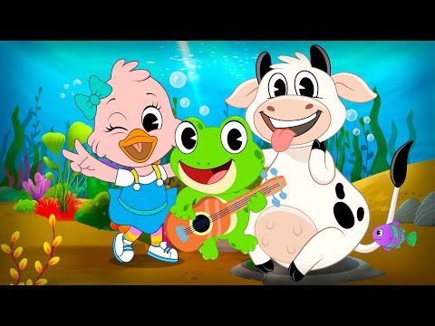 Cucú Cantaba la Rana y Más Canciones Infantiles 🐸 Con La Vaca Lola y La Patita Lulu