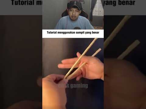 cara pake sumpit yang benar